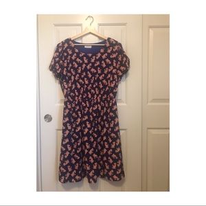 ModCloth Cat Print Dress. 2XL
